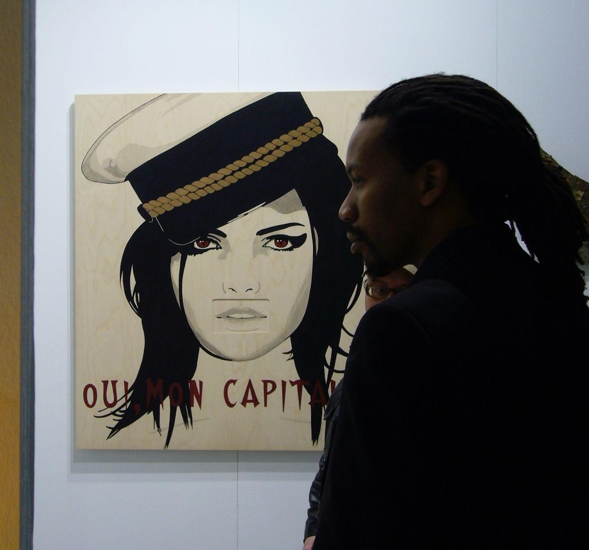 Oui, mon capitaine von Wee Flowers in der Ausstellung