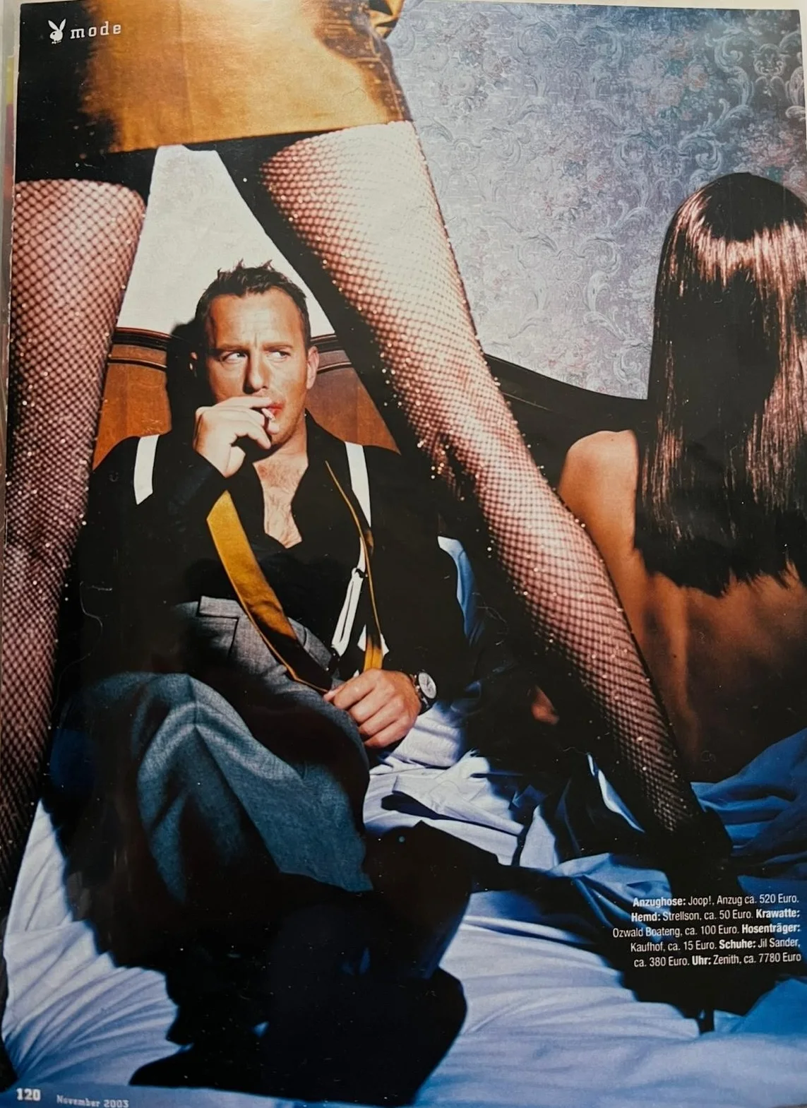 MODEL — Playboy fashion spread with Heino Ferch