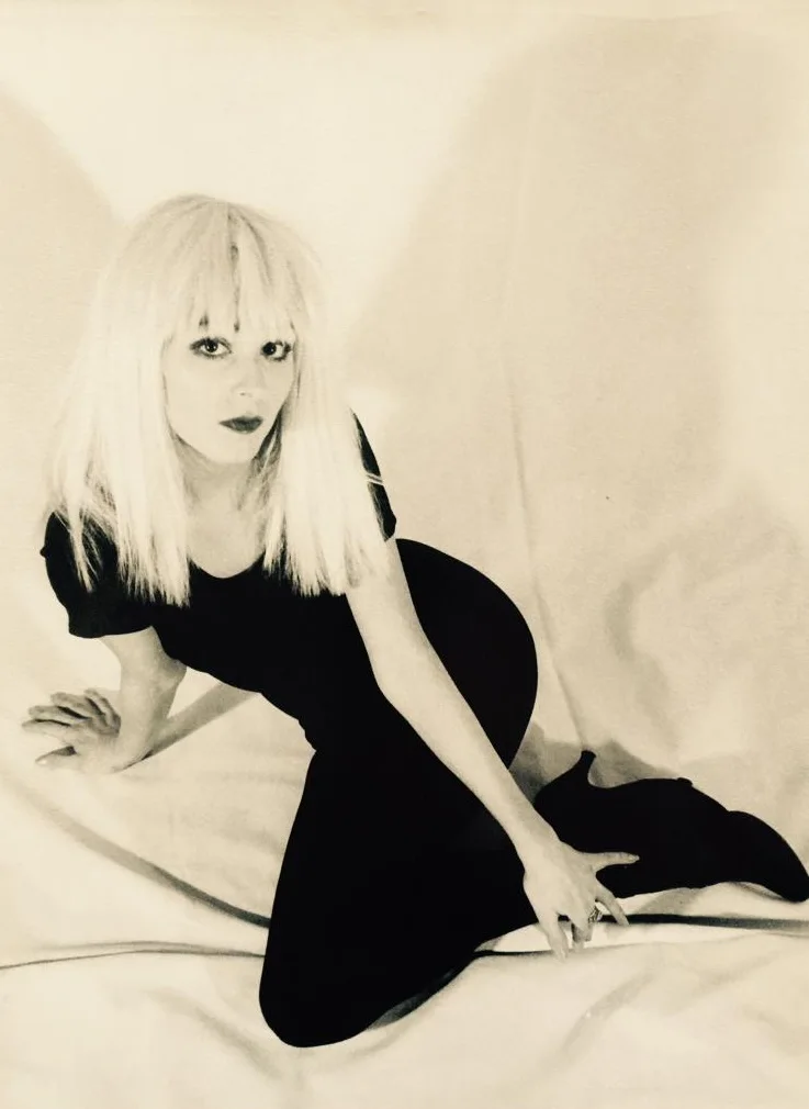 MODEL — black-and-white studio photo