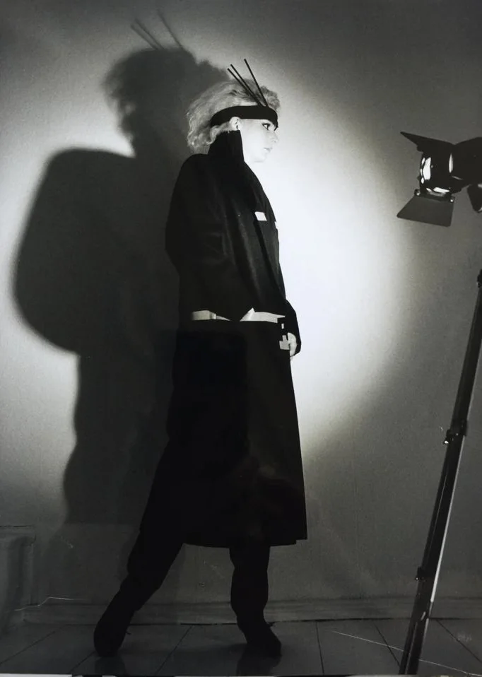 MODEL — dramatic studio fashion image
