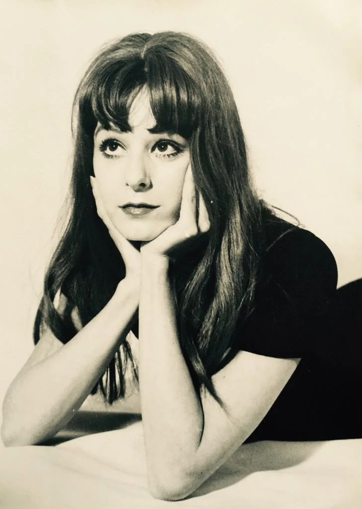 MODEL — black-and-white studio portrait