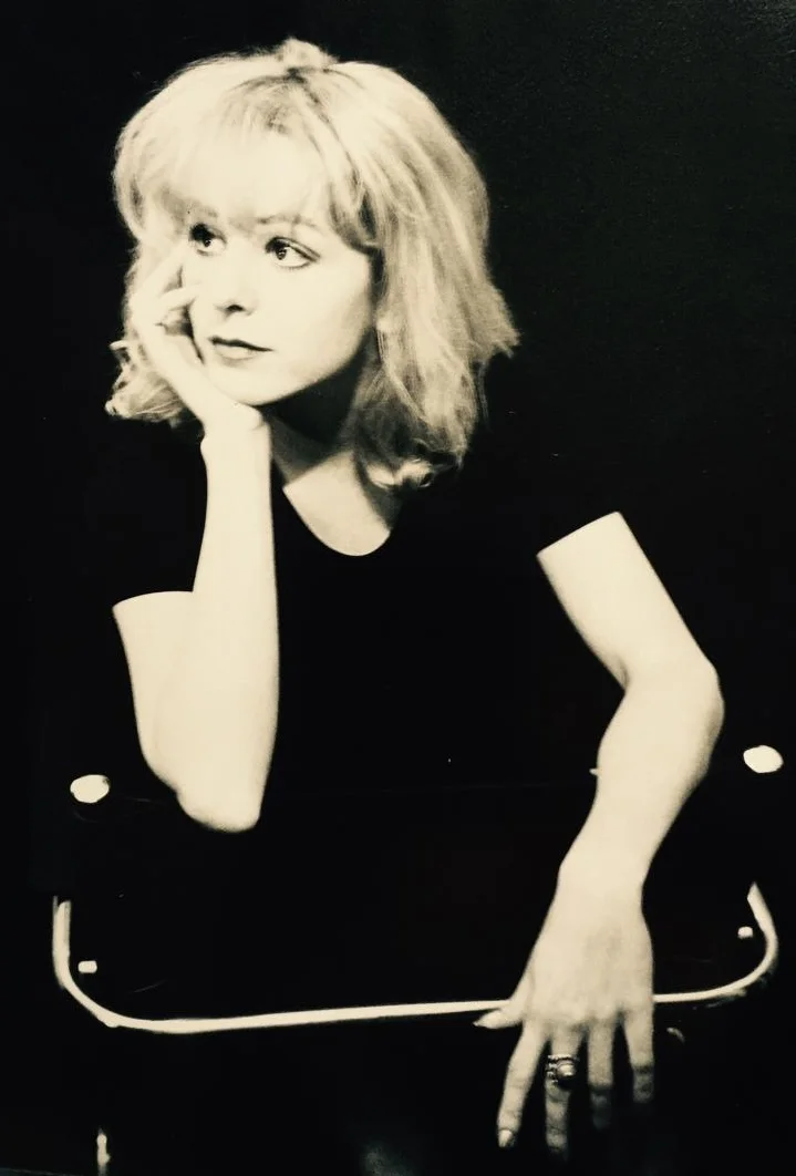 MODEL — black-and-white portrait