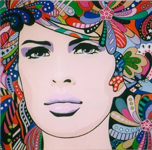 Pop art — Donna